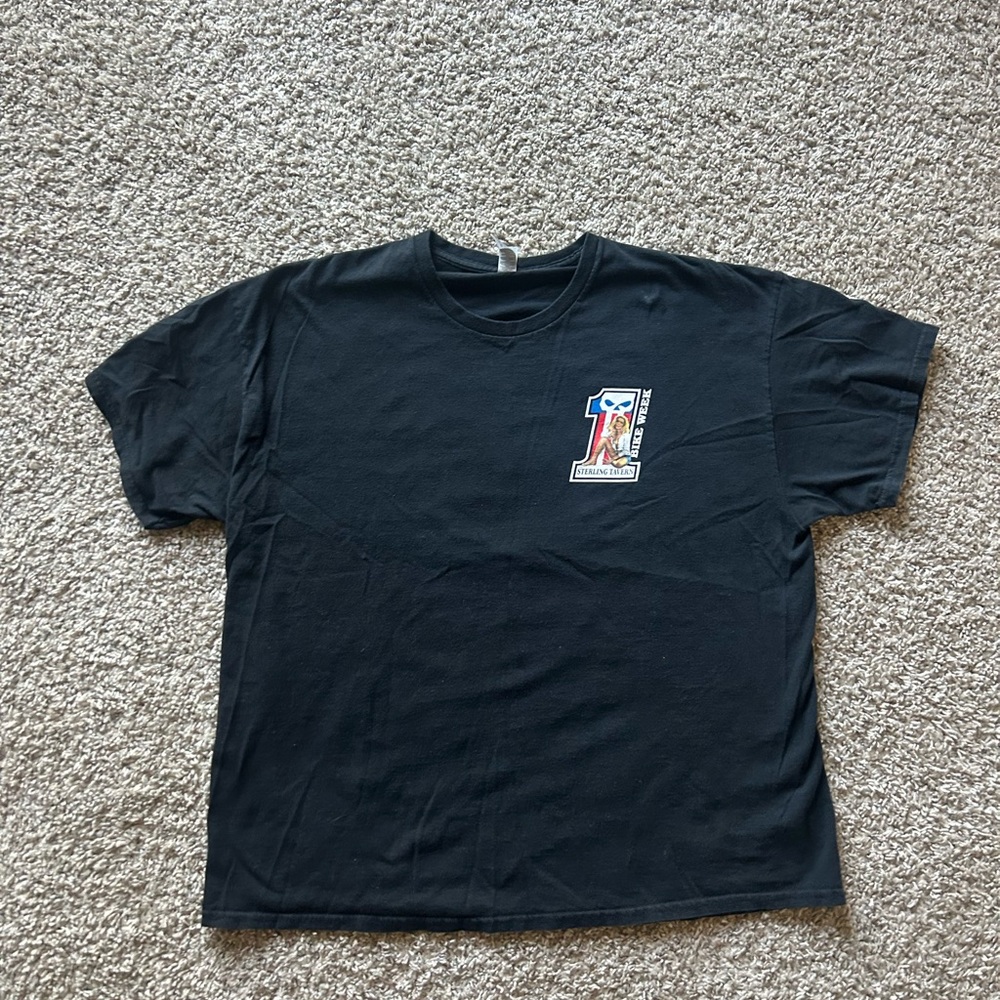 Mens 2XL Vintage 90s-y2k graphic black t-shirt